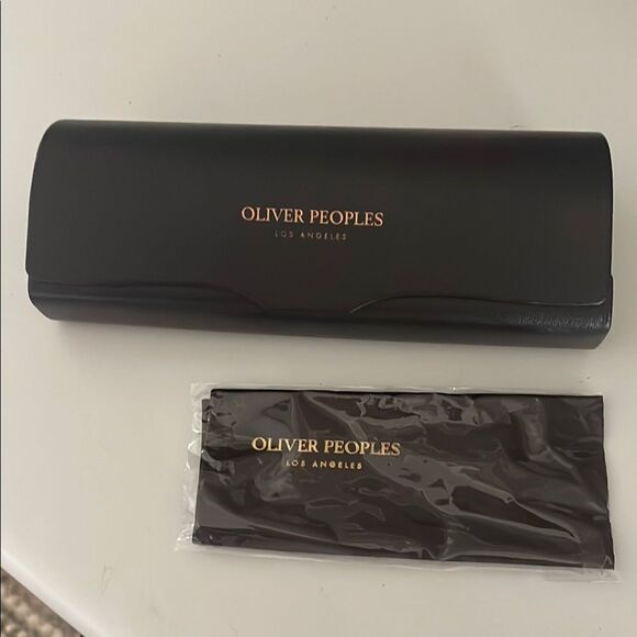 Oliver Peoples Brown Sunglass Case - Picture 1 of 5